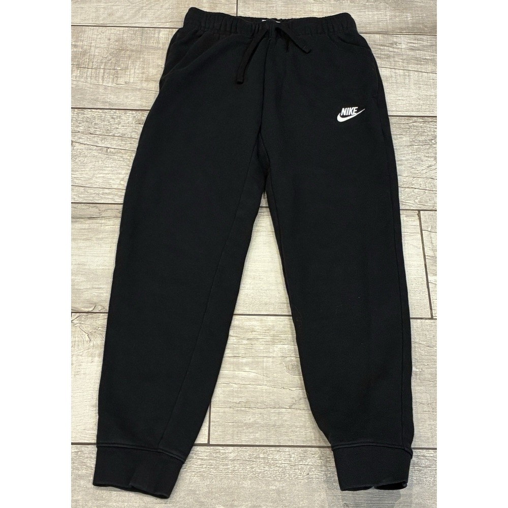 Nike‎ Sportswear Club Fleece Mid Rise Joggers Womens Size XS Black  DQ5191-010